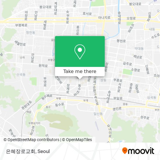 은혜장로교회 map