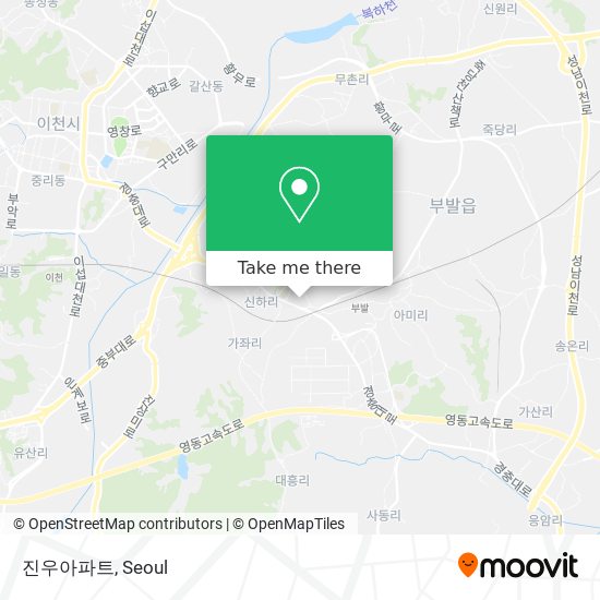 진우아파트 map