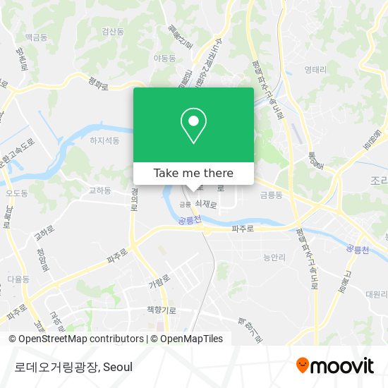 로데오거링광장 map