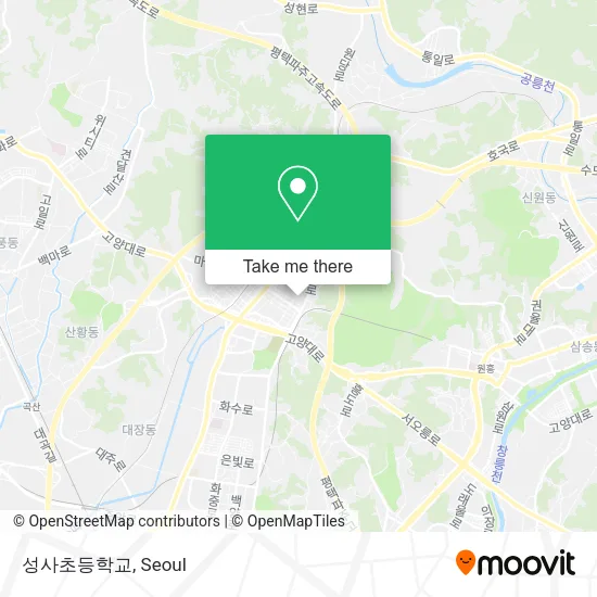성사초등학교 map