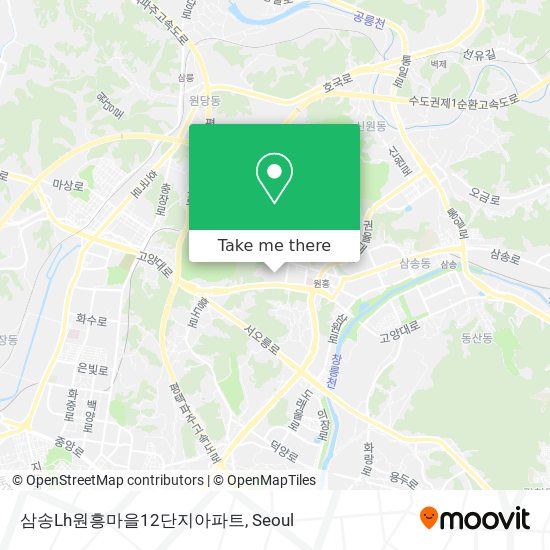 삼송Lh원흥마을12단지아파트 map