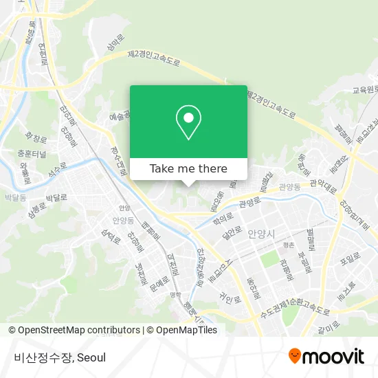 비산정수장 map