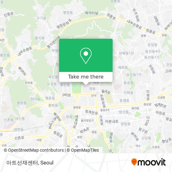 아트선재센터 map