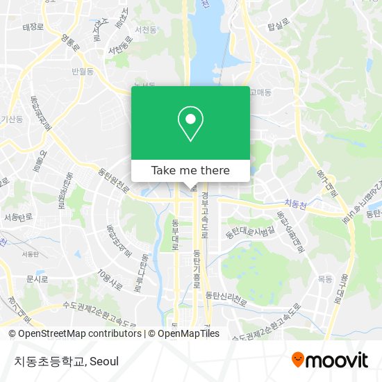 치동초등학교 map