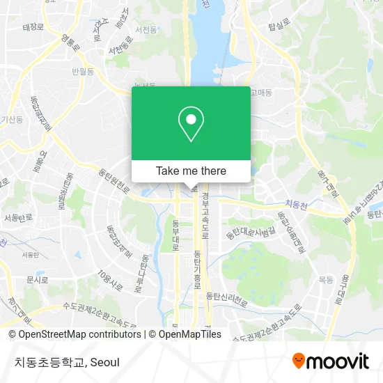 치동초등학교 map