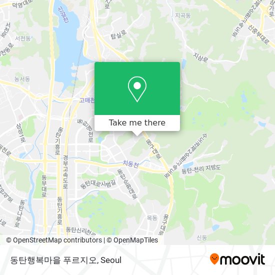 동탄행복마을 푸르지오 map