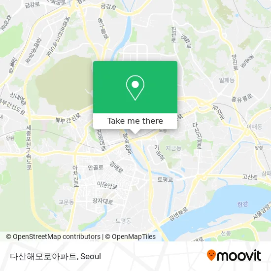 다산해모로아파트 map