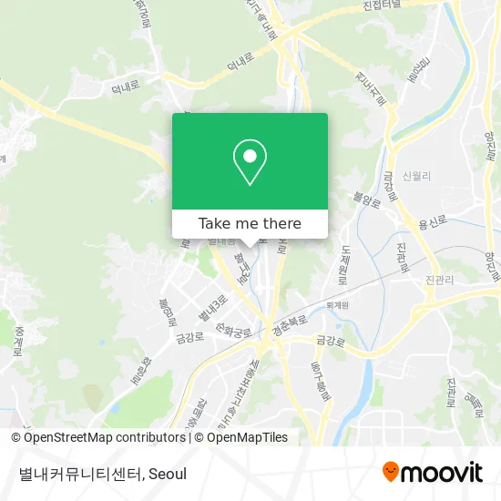 별내커뮤니티센터 map