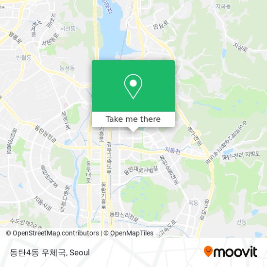 동탄4동 우체국 map