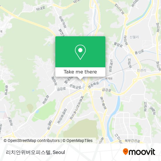 리치안위버오피스텔 map