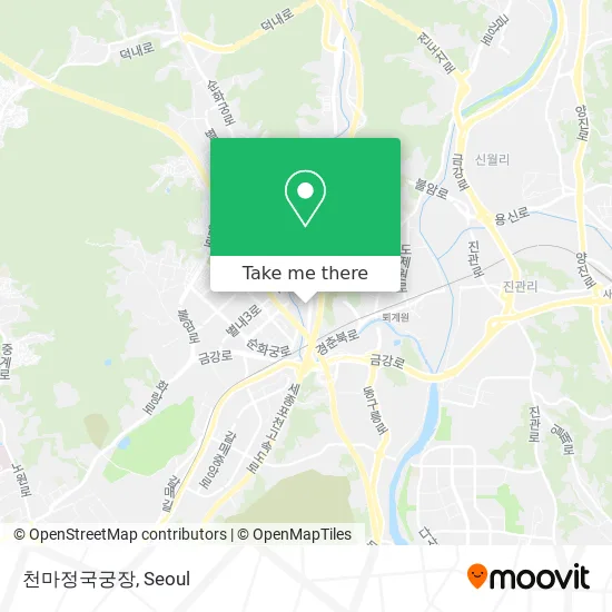 천마정국궁장 map