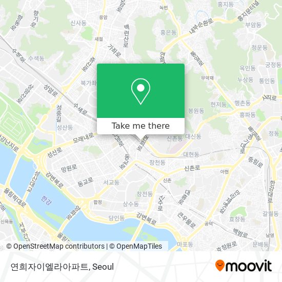 연희자이엘라아파트 map