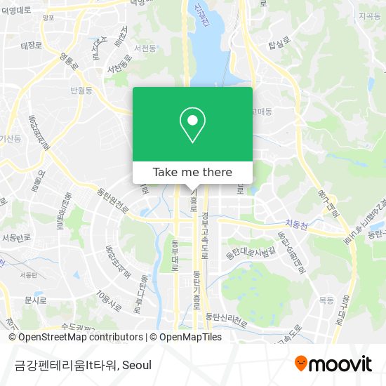 금강펜테리움It타워 map