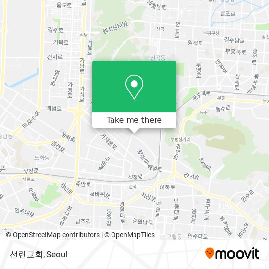 선린교회 map