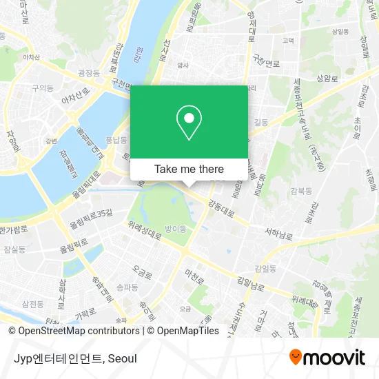 Jyp엔터테인먼트 map