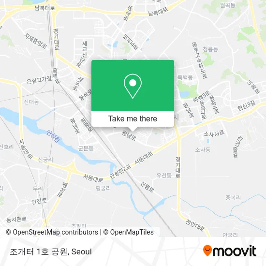 조개터 1호 공원 map