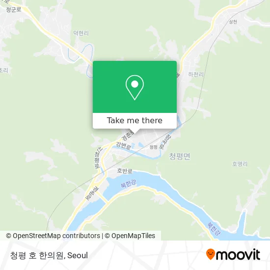 청평 호 한의원 map