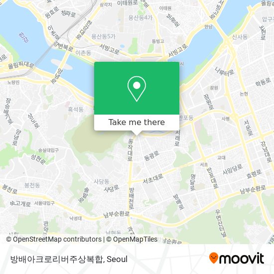 방배아크로리버주상복합 map