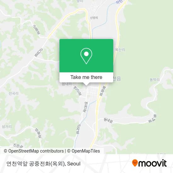 연천역앞 공중전화(옥외) map