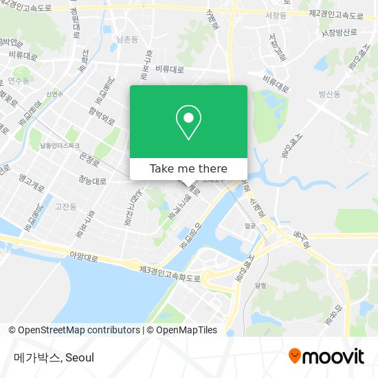 메가박스 map