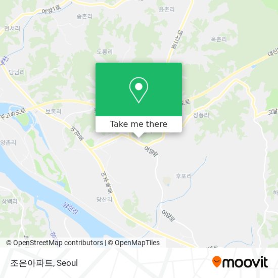 조은아파트 map