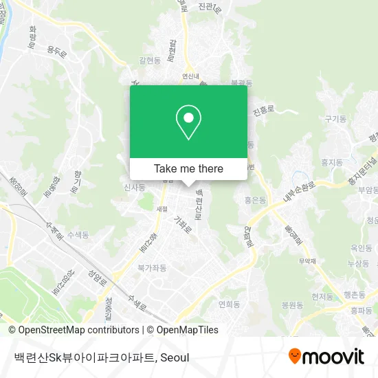 백련산Sk뷰아이파크아파트 map