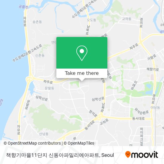 책향기마을11단지 신동아파밀리에아파트 map