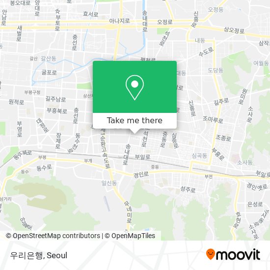 우리은행 map