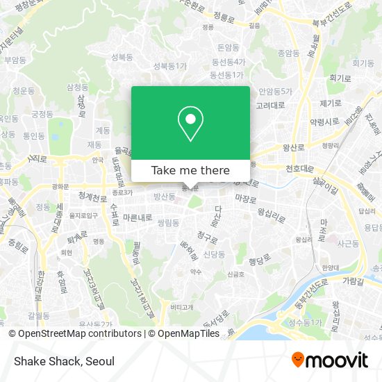 Shake Shack map