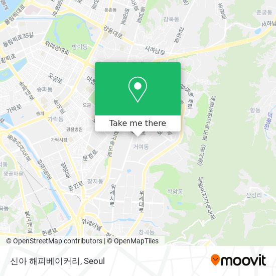 신아 해피베이커리 map