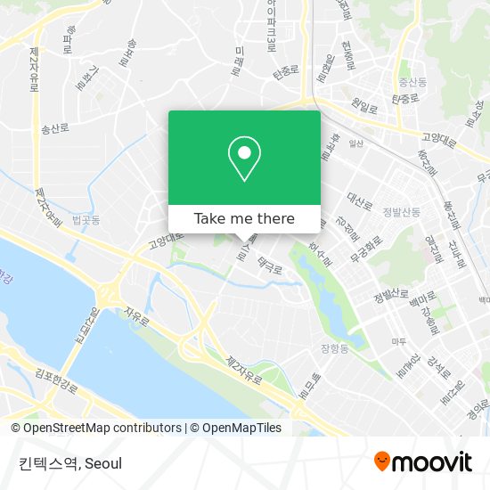 킨텍스역 map