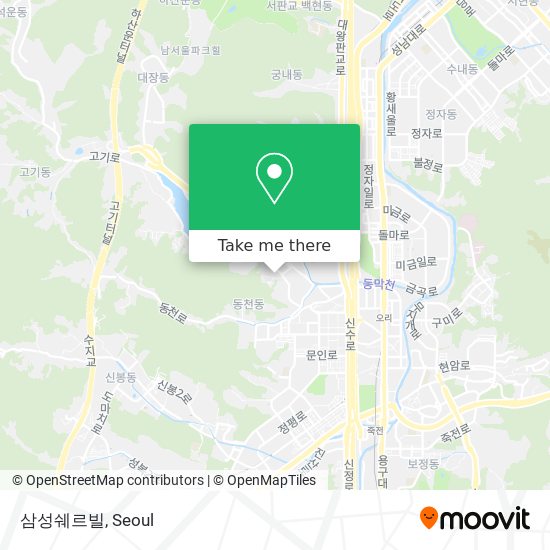 삼성쉐르빌 map