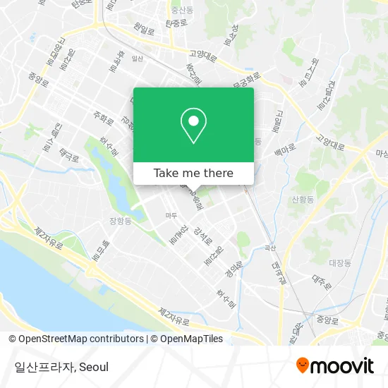 일산프라자 map