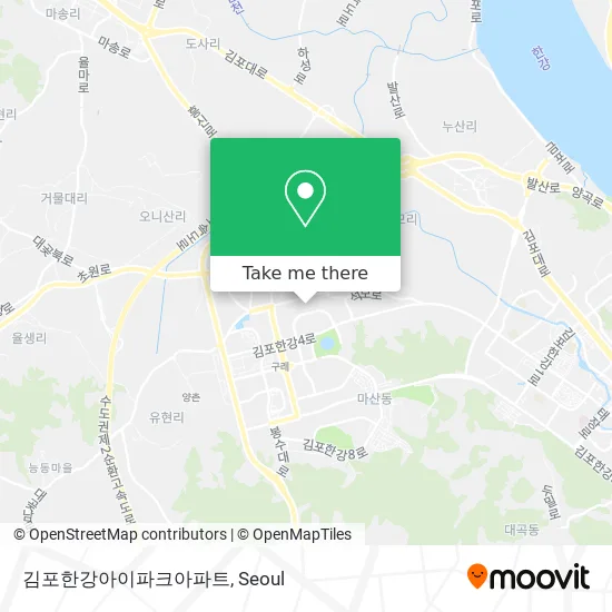 김포한강아이파크아파트 map
