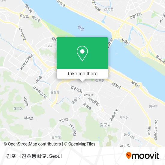 김포나진초등학교 map