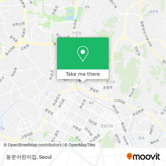 동문어린이집 map
