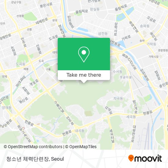 청소년 체력단련장 map