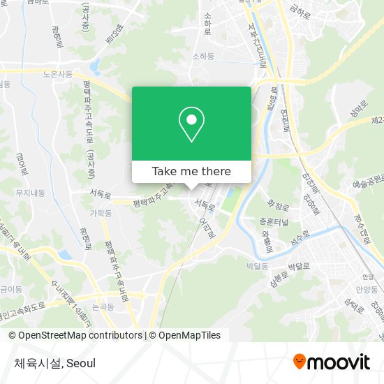 체육시설 map