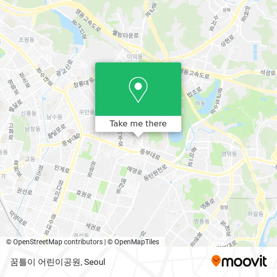 꿈틀이 어린이공원 map