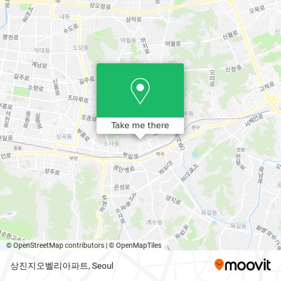 상진지오벨리아파트 map