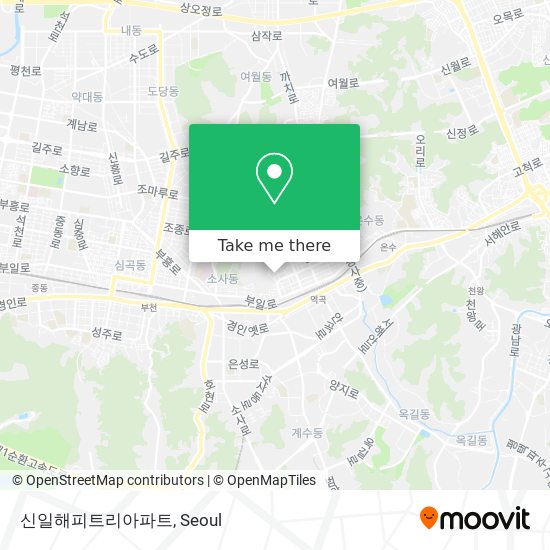 신일해피트리아파트 map