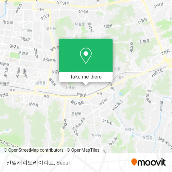 신일해피트리아파트 map
