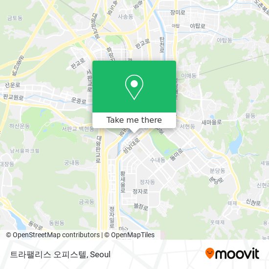 트라팰리스 오피스텔 map