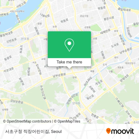 서초구청 직장어린이집 map