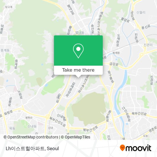 Lh이스트힐아파트 map