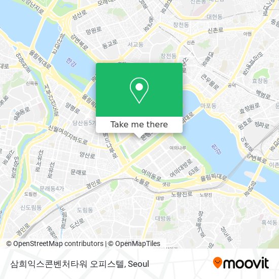 삼희익스콘벤처타워 오피스텔 map