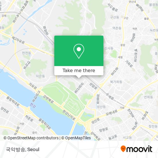 국악방송 map