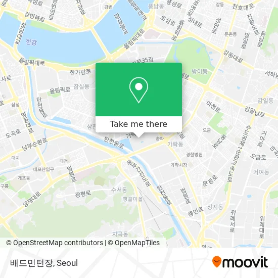 배드민턴장 map