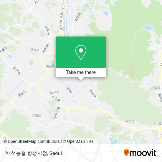 백석농협 방성지점 map