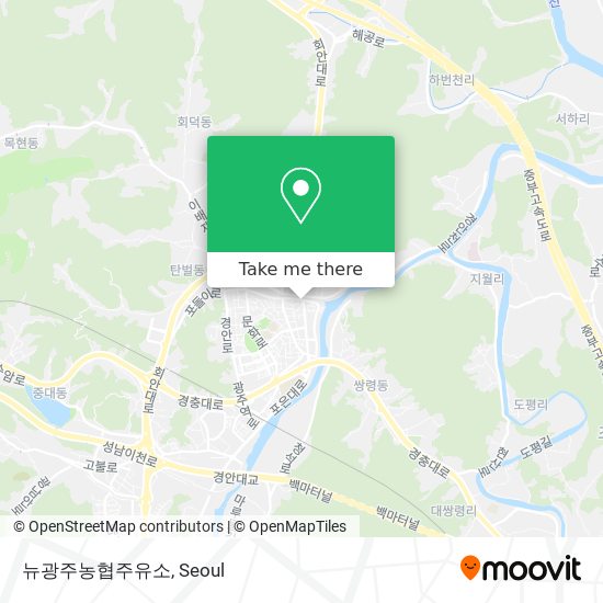 뉴광주농협주유소 map